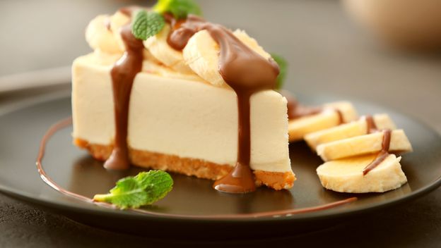 Cheesecake s bananom