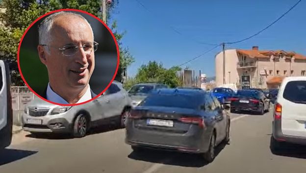 Ivica Puljak i kolona kod Splita