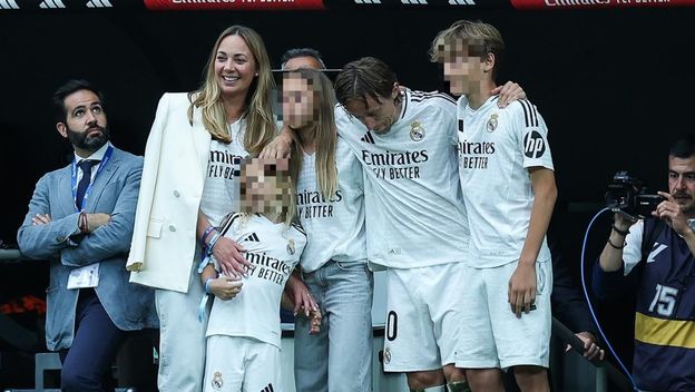 Luka Modrić s obitelji