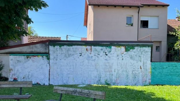 Uništeni mural u Španskom
