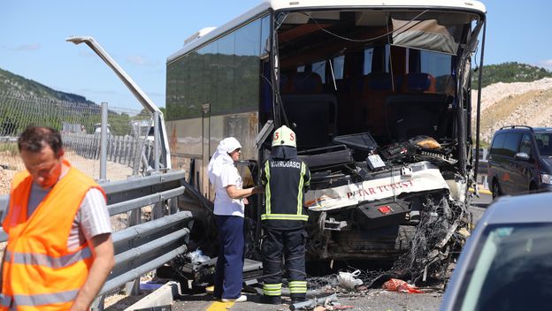 Sudar autobusa kod Vučevice