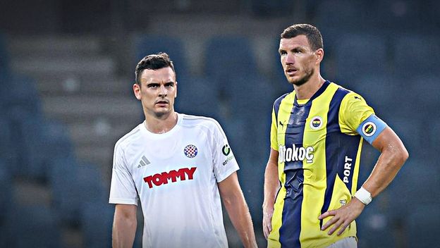 Filip Uremović i Edin Džeko