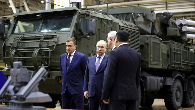 Vladimir Putin i protuzračni sustav Pantsir S1