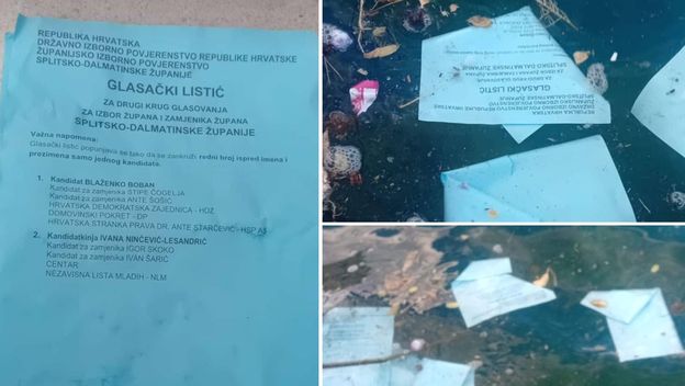 Glasački listići u Splitsko-dalmatinskoj županiji