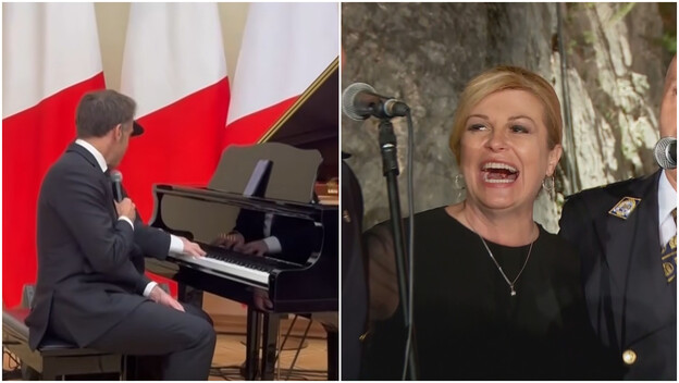 Emmanuel Macron i Kolinda Grabar-Kitarović