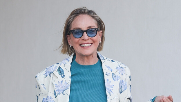 Sharon Stone nosi muški kaput brenda Perte D'ego - 2