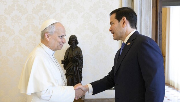 Papa Lav XIV. i Marco Rubio