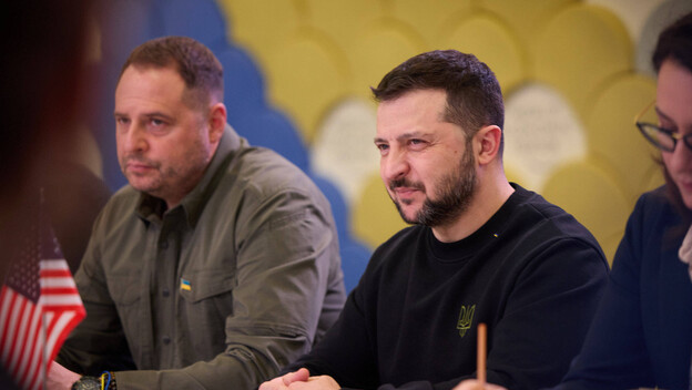 Andrij Jermak i Volodimir Zelenski