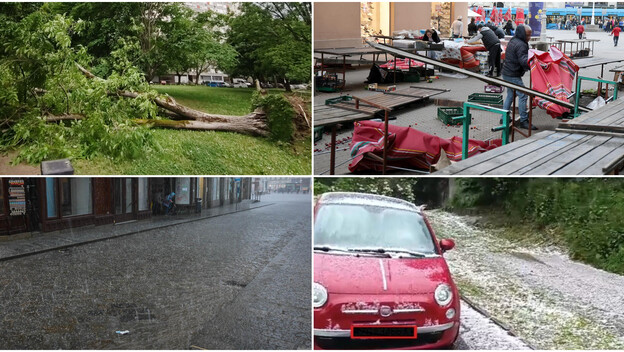 Nevrijeme u Zagrebu i Samoboru