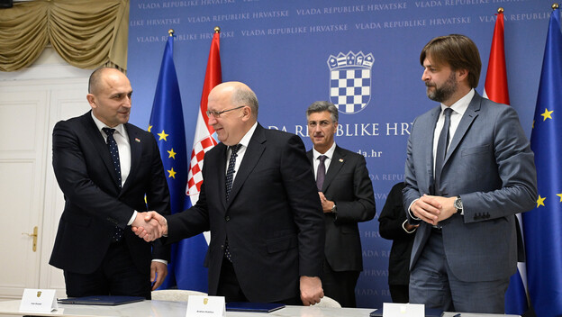 Ivan Anušić, Andrius Kubilius i Tomislav Ćorić