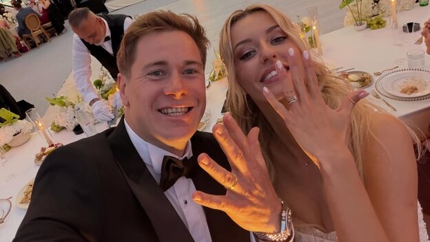 Filip Zubčić i supruga Ana