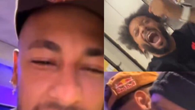 Neymar i Marcelo slave