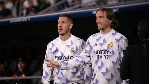 Eden Hazard i Luka Modrić