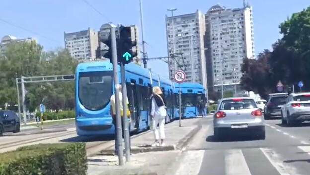 Zastoj tramvaja Horvaćanska