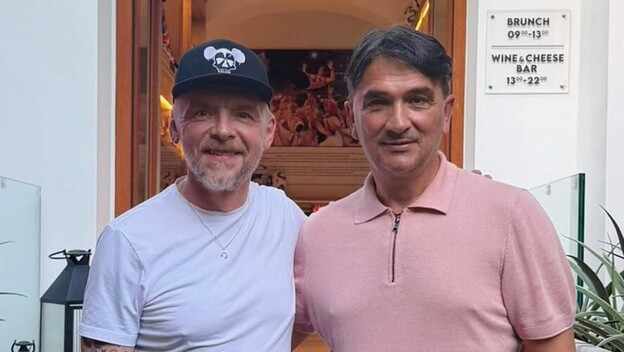 Simon Pegg i Zlatko Dalić