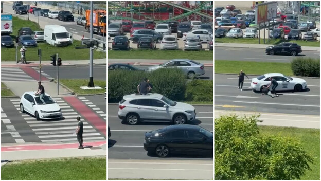 Muškarac izazvao kaos na križanju
