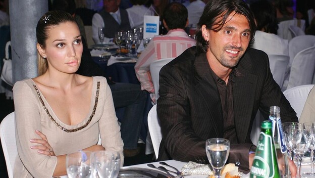 Goran Ivanišević i Tatjana Dragović