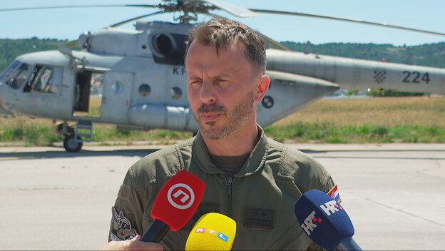 pukovnik Stjepan Jović, zap. 395. eskadrile transportnih helikoptera