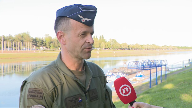 brigadir Damir Barišić, voditelj letačkog programa
