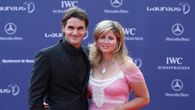 Roger i Mirka Federer (Foto: LLUIS GENE / AFP)