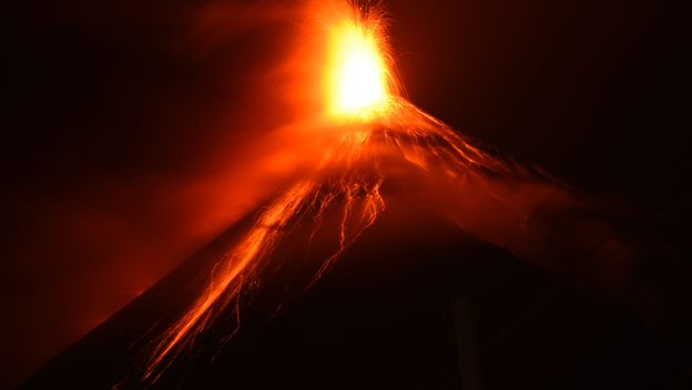 Erupcija vulkana Fuego (Foto: AFP)