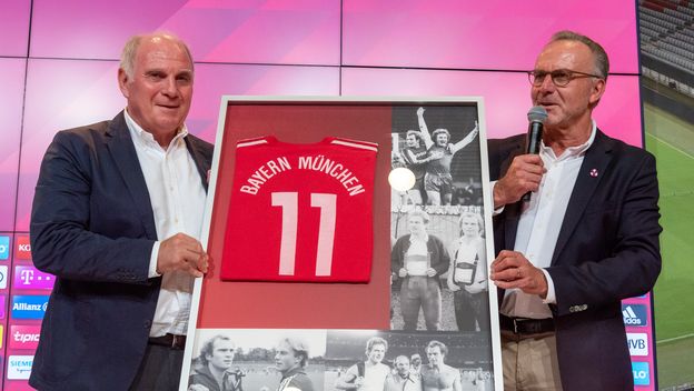 Uli Hoeness i Karl-Heinz Rummenigge (Foto: AFP)