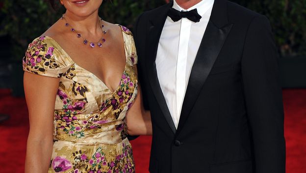 Simon Baker i Rebecca Rigg (Foto: AFP)