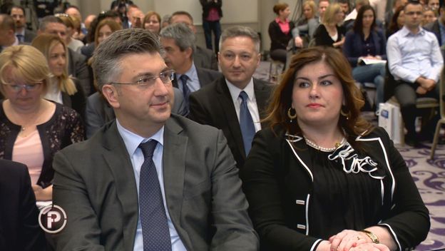 Andrej Plenković i Gabrijela Žalac