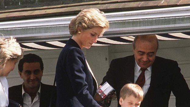 Princeza Diana, Mohamed Al Fayed i Dodi Al Fayed