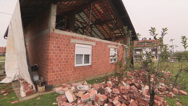Oštećena kuća u Gornjoj Stubici