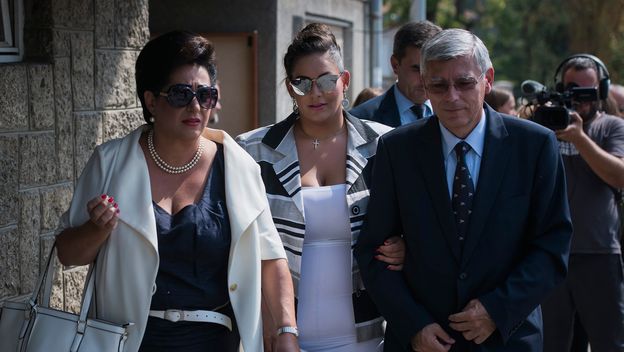 Željko Reiner sa suprugom i kćeri