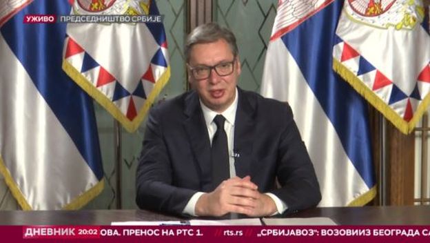 Srbijanski predsjednik Aleksandar Vučić