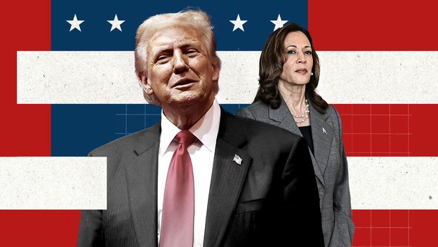 Donald Trump, Kamala Harris