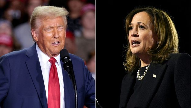 Donald Trump, Kamala Harris