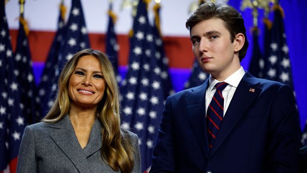 Melania i Barron Trump