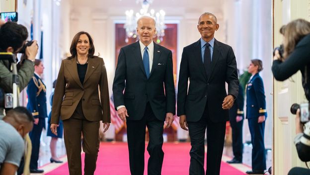 Kamala Harris, Joe Biden i Barack Obama