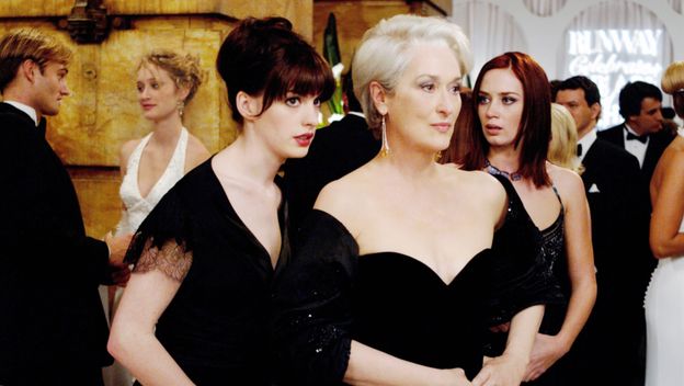 Andy (Anne Hathaway), Miranda (Meryl Streep) i Emily (Emily Blunt)