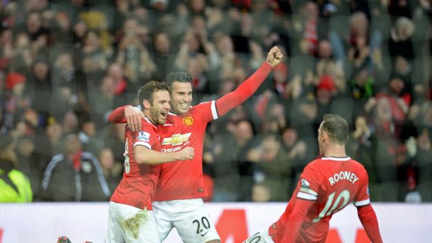 Juan Mata, Robin van Persie i Wayne Rooney