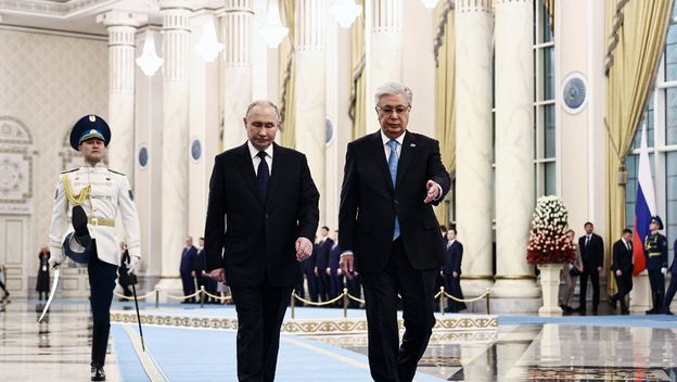 Vladimir Putin i Kasim-Žomart Tokajev