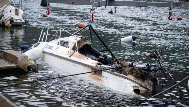 Požar glisera u Omišu - 2