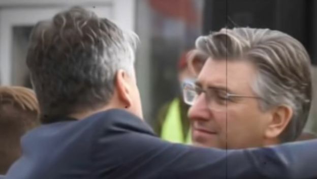 Milanović i Plenković u zagrljaju