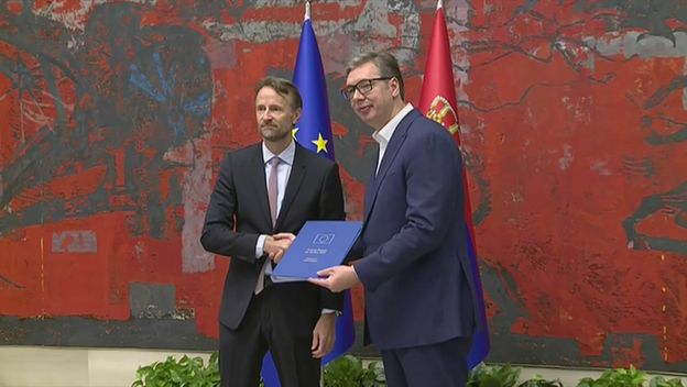 Andreas von Beckerath i Aleksandar Vučić