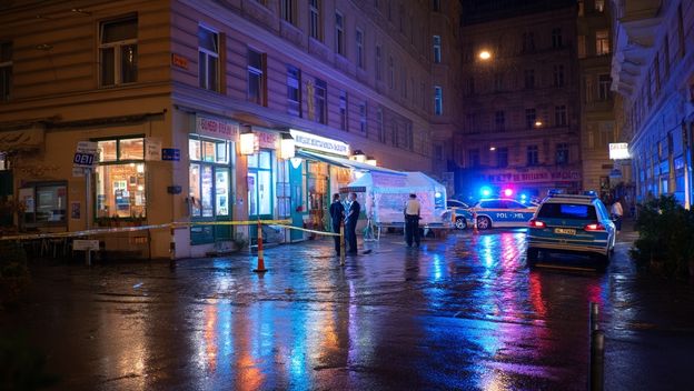 Pucnjava u Beču, ilustracija, AI