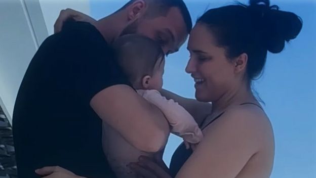 Lana Jurčević s obitelji