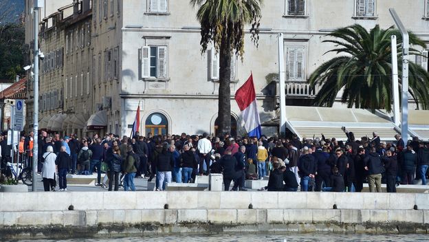 Prosvjed Torcide na Rivi - 1