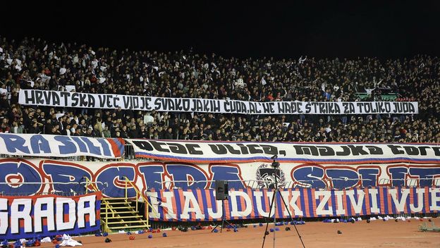 Transparent Torcide na Poljudu