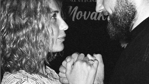 Roman Novak i supruga