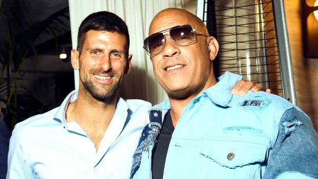 Novak Đoković i Vin Diesel