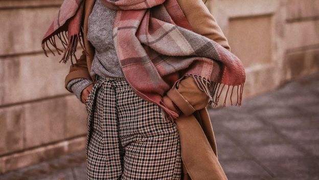 Zimski šal u outfitu