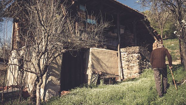 Stara kuća, ilustracija